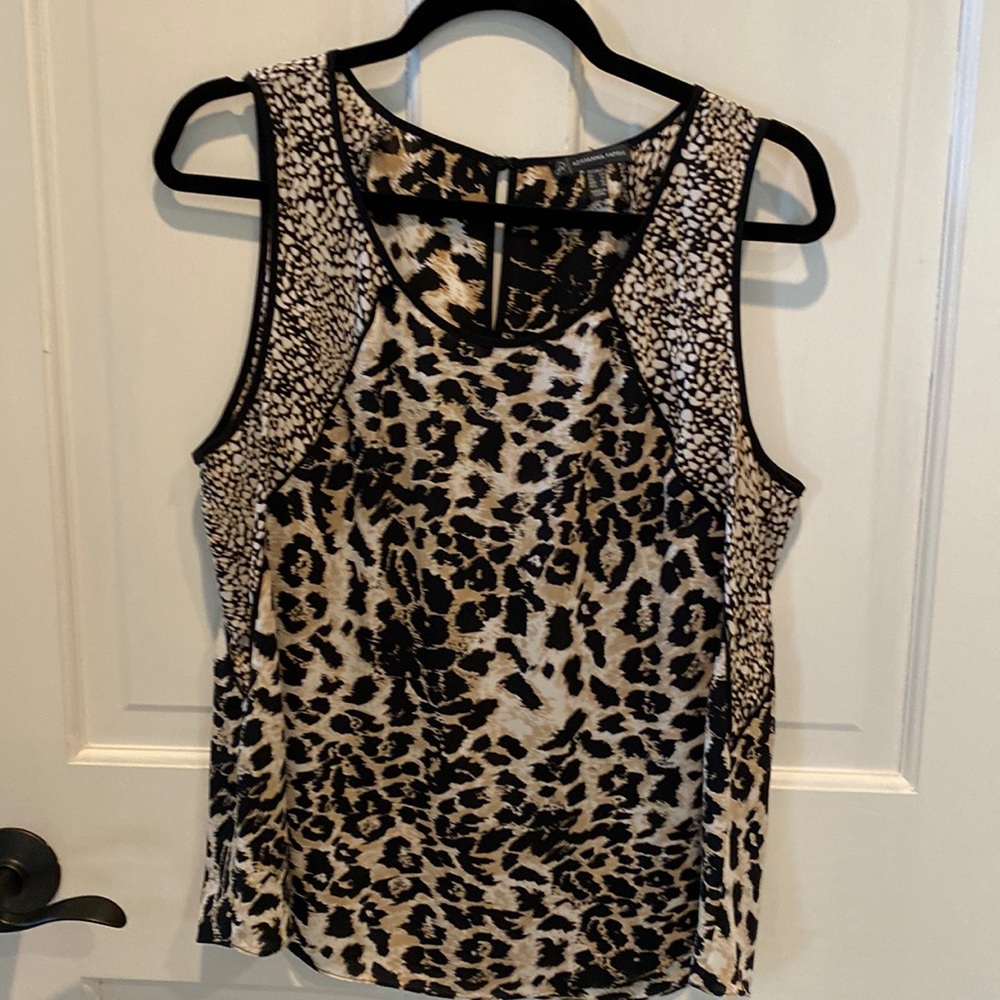 Animal print top